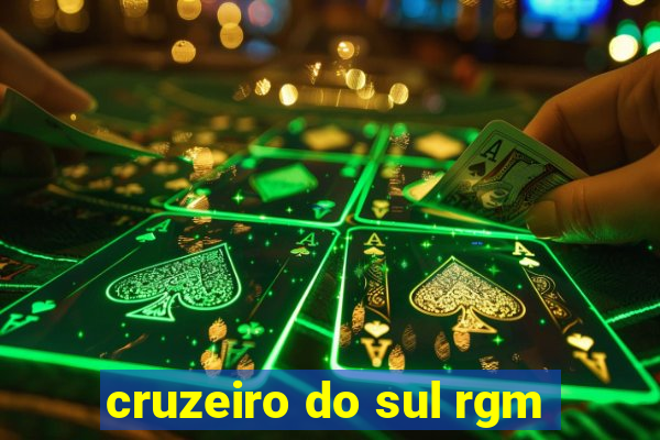 cruzeiro do sul rgm